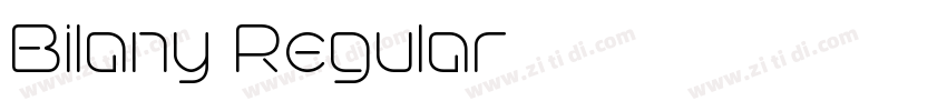 Bilany Regular字体转换